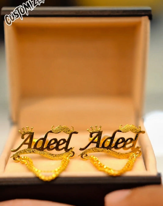 24K Chain Cufflinks
