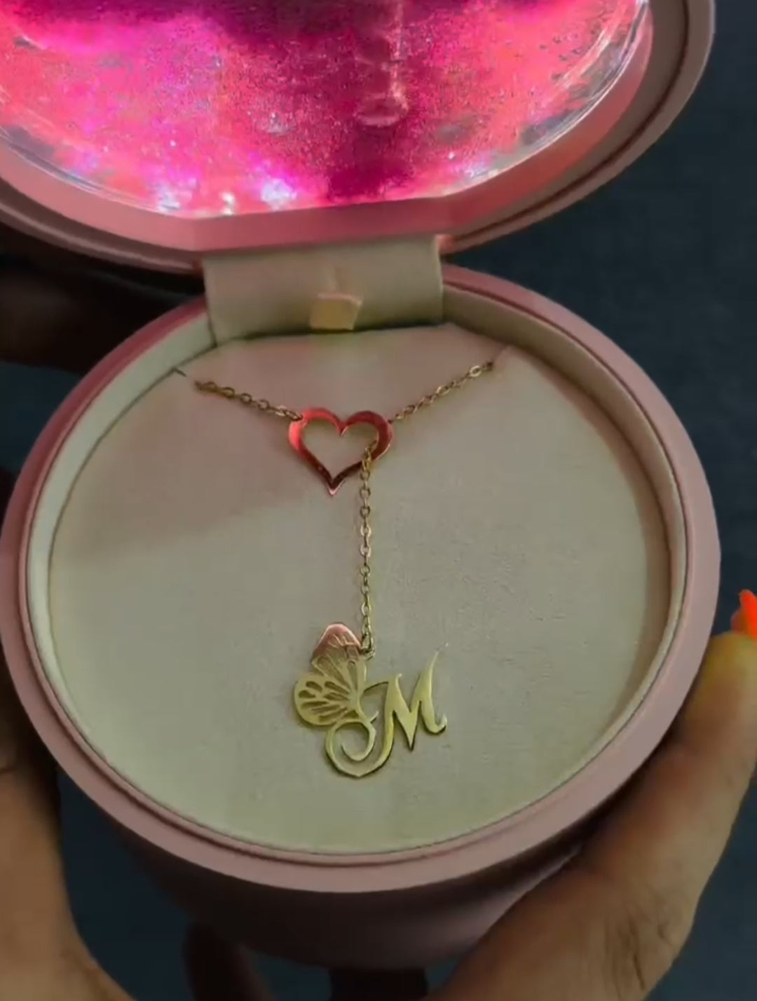 Initial Love Necklace